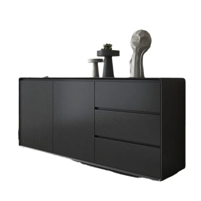 

Modern minimalist solid wood dining side cabinet, living room entrance door partition porch cabinet, locker side cabinet storage