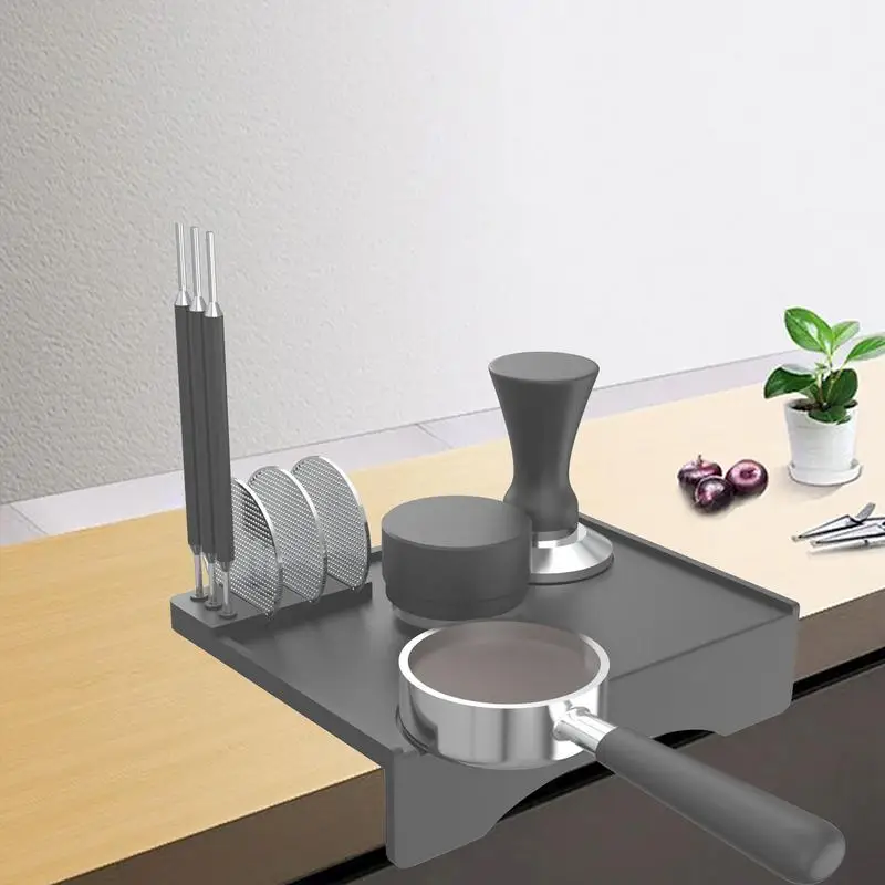 Tamping Mat For Espresso Machine 7.6x5.7 Inch Portafilter Mat For Baristas Food Grade Heat Resistant Espresso Tamping Mat