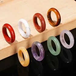 Jade Rings for Women Amulet Luxury Talismans Gifts Fashion Stone Green Jasper Natural Gift Jewelry Chinese Charms Accessories