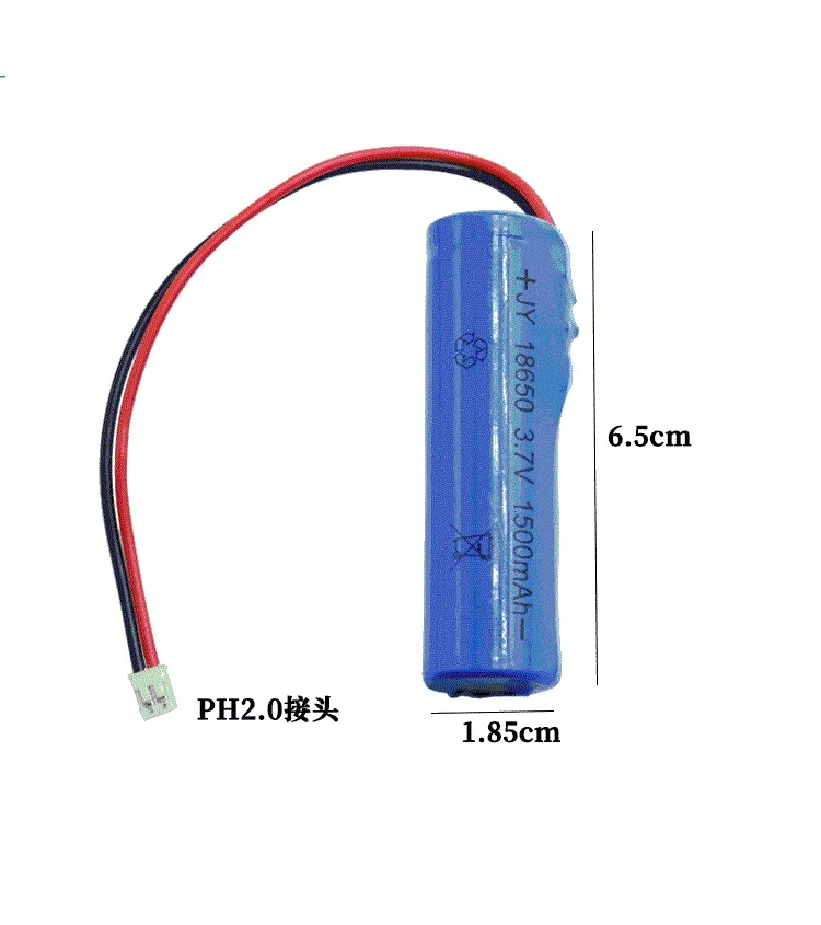 3.7V 800MAh 14500แบตเตอรี่แบบชาร์จไฟได้สำหรับของเล่น RC รถเฮลิคอปเตอร์ Baot ถังปืนรถบรรทุกรถจักรยานยนต์3.7V แบตเตอรี่ PH2.0-2P