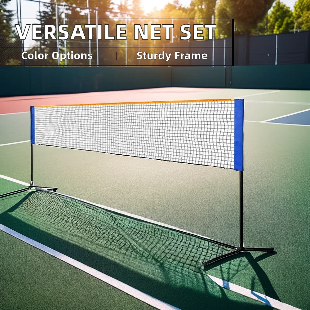 2026 Adjustable Height Sports Net Set For Tennis Badminton Volleyball Softball-for Outdoor Backyard Use