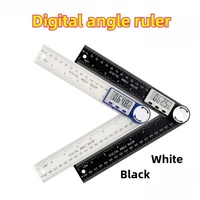 2 in 1 Protractor Electronic Goniometer Digital Angle Finder Ruler Scale High Accuracy Measuring Ruler Drawing Woodworking Tools