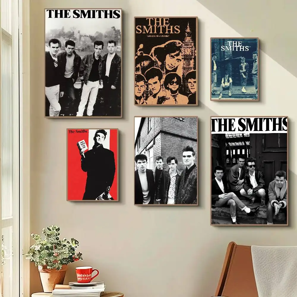 Band The Smiths Anime Poster Wall Art For Home Bar Cafe Movie Theater Decor DIY Vintage Print For Un