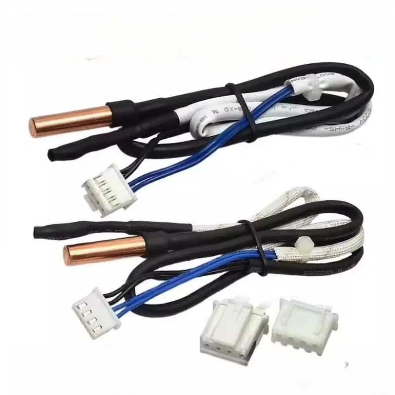 For Haier Split Air Conditioner Dual NTC Probe 23K Indoor Ambient Temp 10K Coil Tube Temperature Sensing Accessory