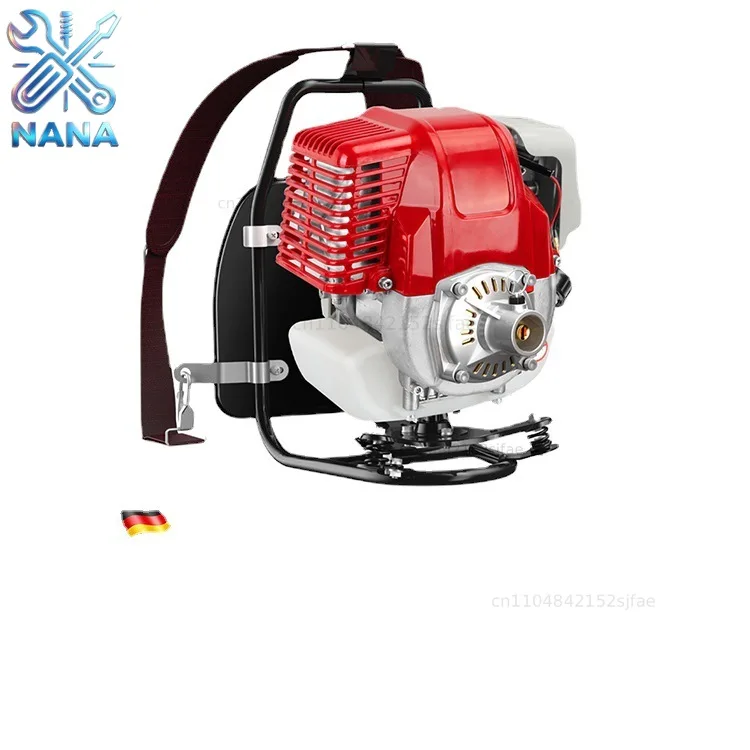 Knapsack four-stroke  lawn mower Small lawn mower Multifunctional harvester Agricultural rice harvesting, weeding and l