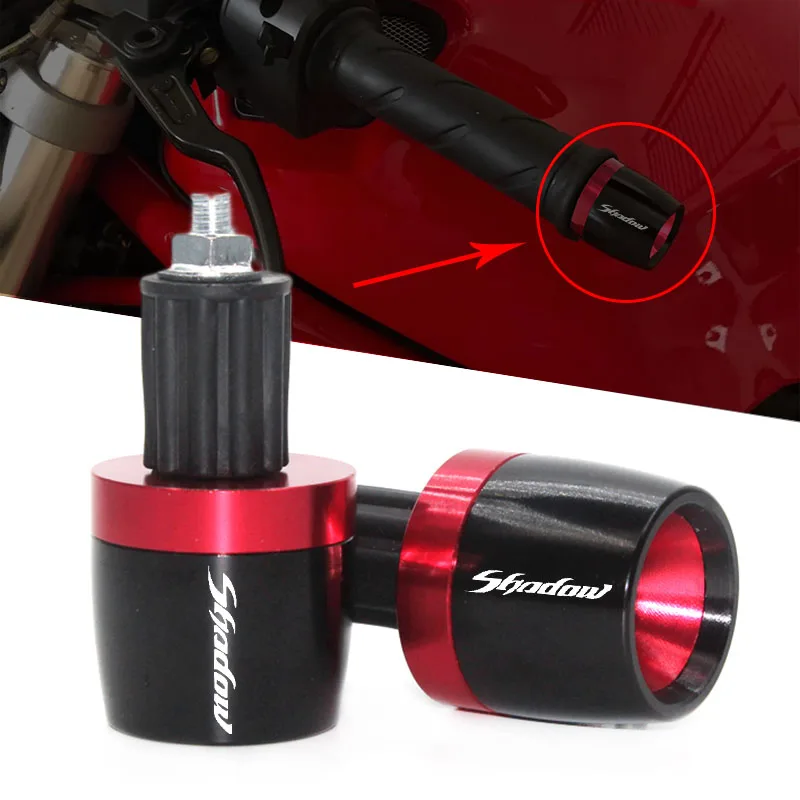 Fit For Shadow VT 400 600 750 1100 VT400 VT600 13 Motorcycle Handlebar Grips End Handle Bar Cap End Plug