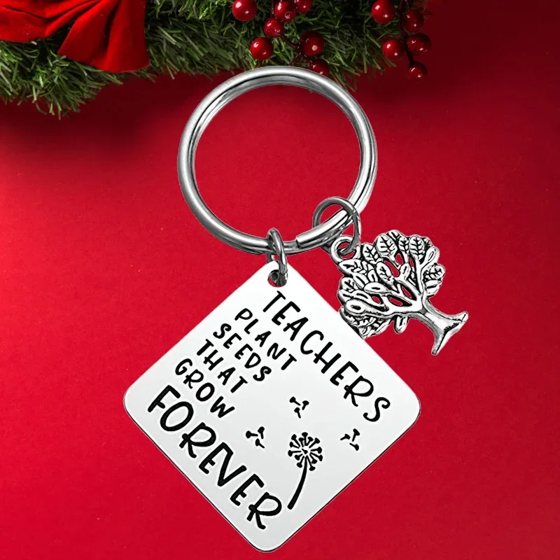 Hot Instructor Professor Mentors Gift Keychain Pendant Teacher Appreciation Teacher Day Key Chain Retirement End of Year Gift