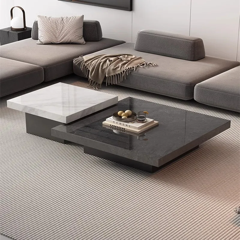 

Slate coffee table Modern simple minimalist living room household size square coffee table
