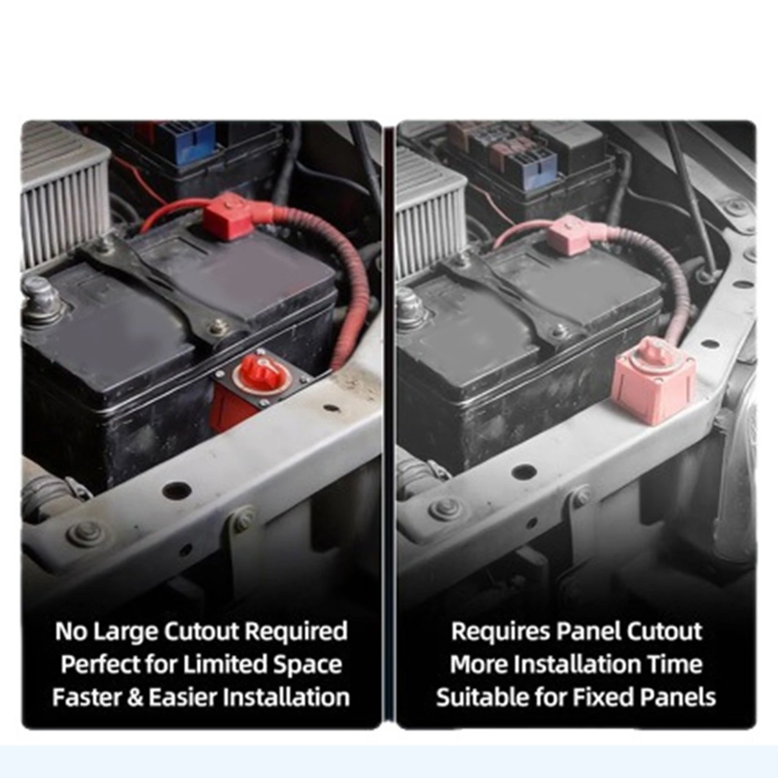 Marine Battery Disconnect  12-48V Heavy Duty Battery Power Cut Off  On Off for Boat RV Car Truck