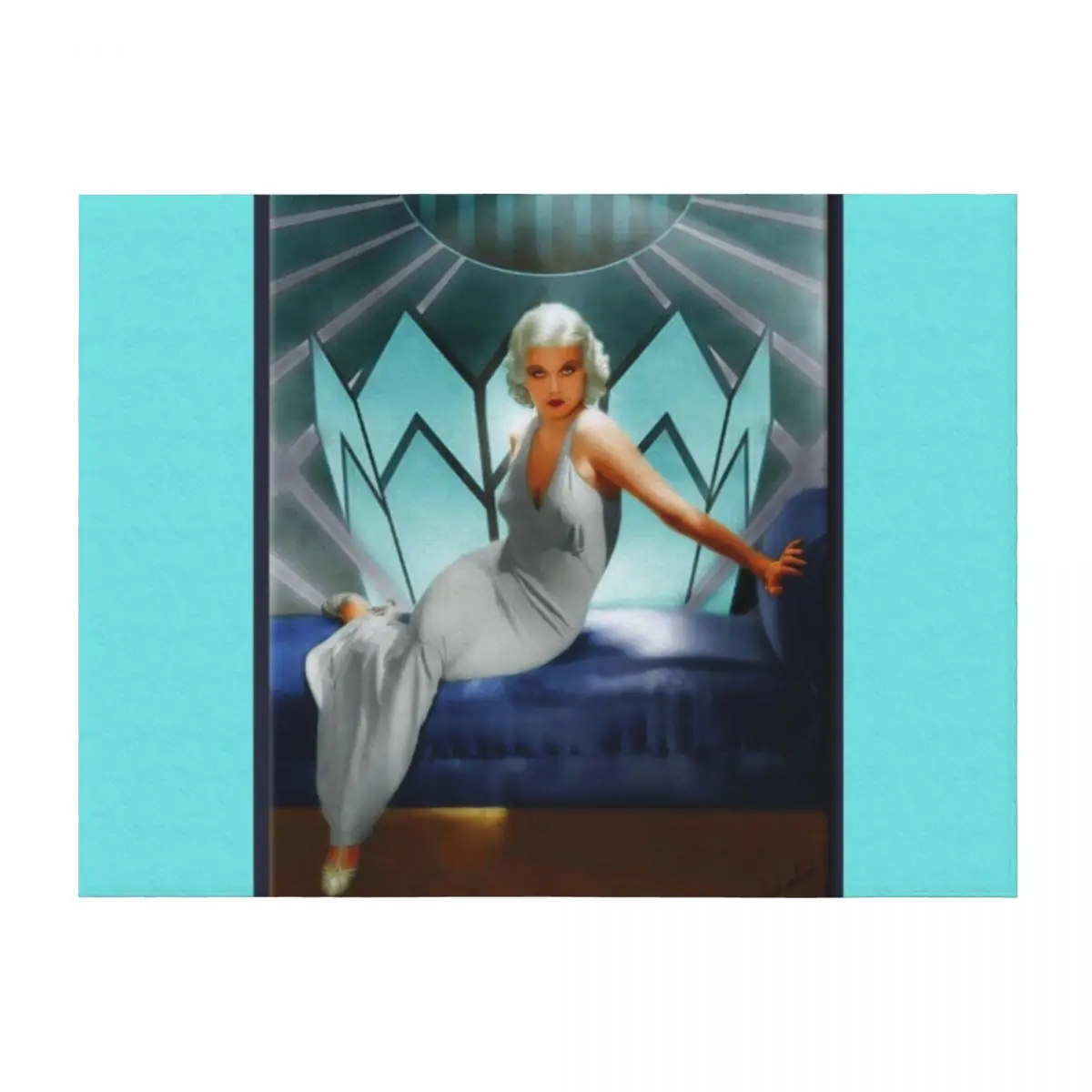 

Jean Harlow Throw Blanket Thins Beach Stuffeds Hairy Blankets