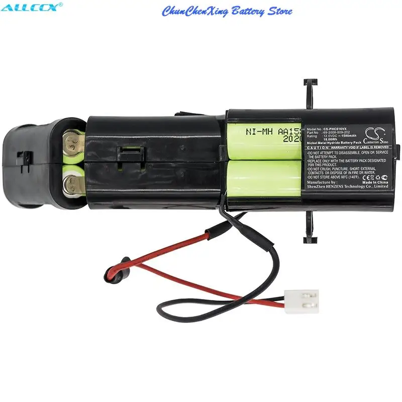 Cameron Sino 12.0V 1500mAh Vacuum Cleaner Battery 69-2008-009-202 for Philips FC6162, FC6162/02 +TOOL