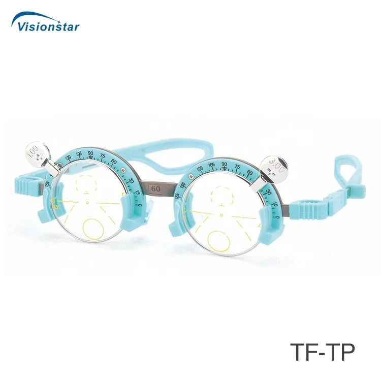 TF-TPS Optometry Pediatric Adjustable Oculus Trial Half Lens Frame for Eye Shop