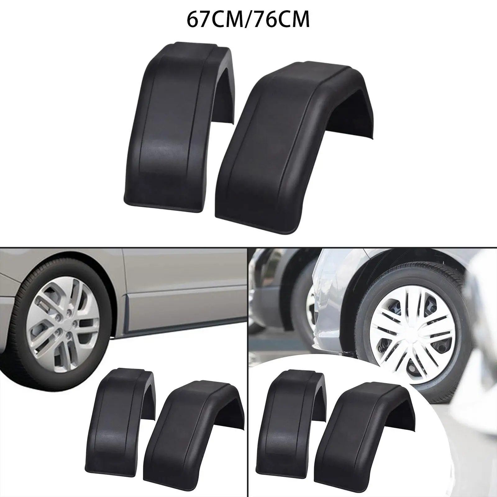 

Пластиковые колеса прицепа, брызговик, одноосное крыло, защитное, устойчивое к царапинам, замена для автофургона, яхты, квадроцикла