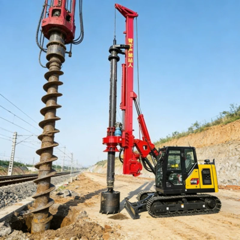 Agriculture Well Rotary Drilling Rig, 20m Depth, Includes Mud Mixing System