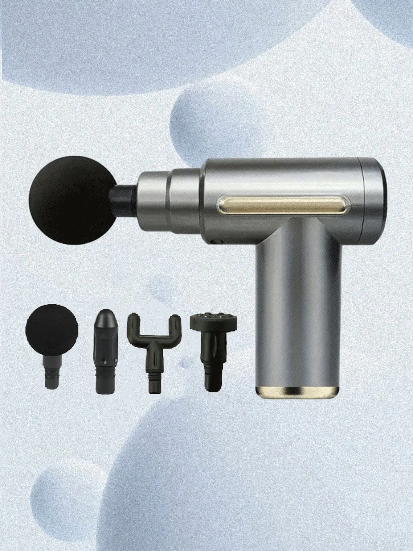 2026 High-Power Muscle Relaxer - Rechargeable Deep Tissue Massage Gun With 4 Heads For Full Body Relief,Ultimate Muscle Recovery