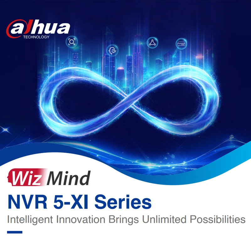 Dahua WizMind 8PoE 16POE enregistreur vidéo réseau 8CH 16CH avec Ai NVR AcuPick ePoE EPTZ jusqu'à 32MP NVR5208-8P-XI NVR5216-16P-XI