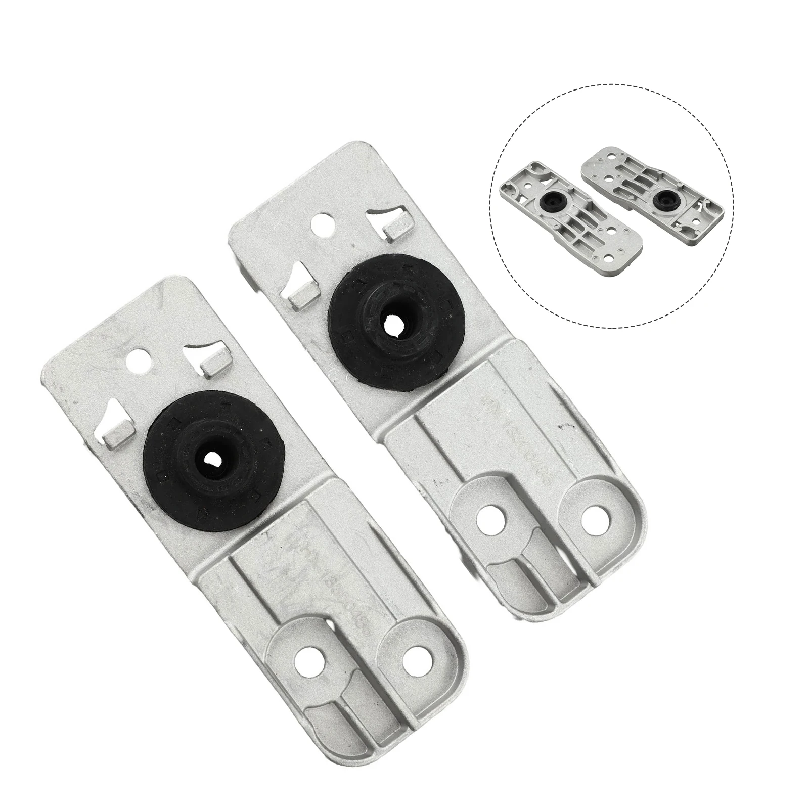 Lower Radiator Mounting Bracket Support 2PCS Compatible with For Astra J Mk6 2009 2018 OEM Part Number 13300486