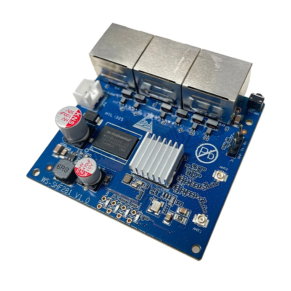 HUASIFEI SHF281 موزع إنترنت واي فاي اللوحة الأم 2 دبوس 2.54 مللي متر واجهة الطاقة واي فاي توجيه مجلس التنمية