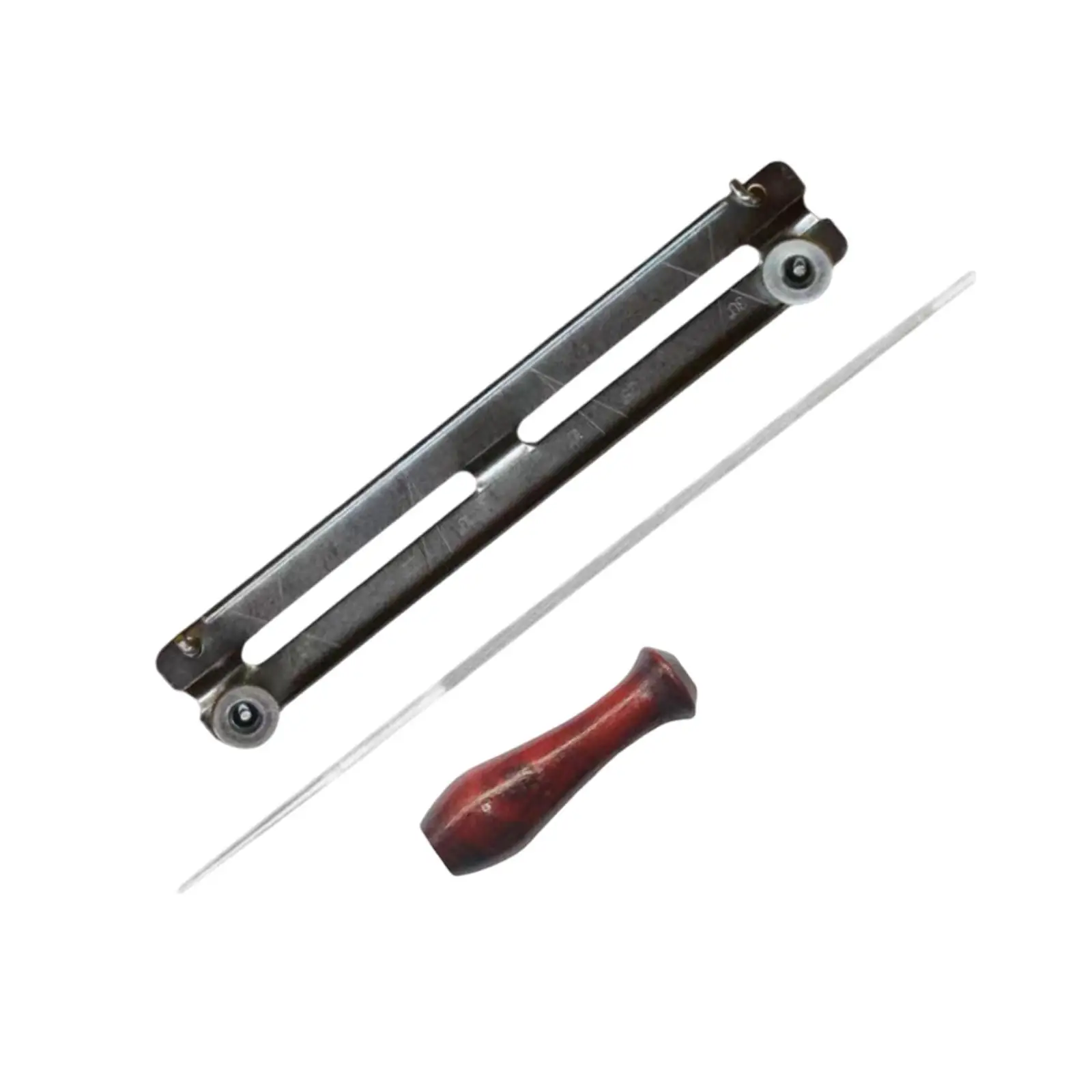 Chainsaw Sharpener File Durable Metal Filing Tool Set Efficient Chain Saw Blade Maintenance for Yard Woodwork