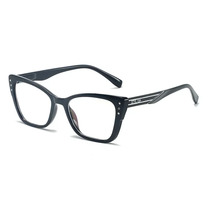 Frauen Trend Presbyopie Brillen Neue Mode Cat Eye Lesebrille Personalisierte Blau Licht Blockieren Augenschutz Gläser