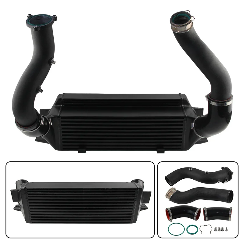 Intercooler Intake Turbo Charge Pipe Kit For BMW 3-Series G20 G22 G28 Z4 B48 320I 325I 420I 2019+ 2.0L Black