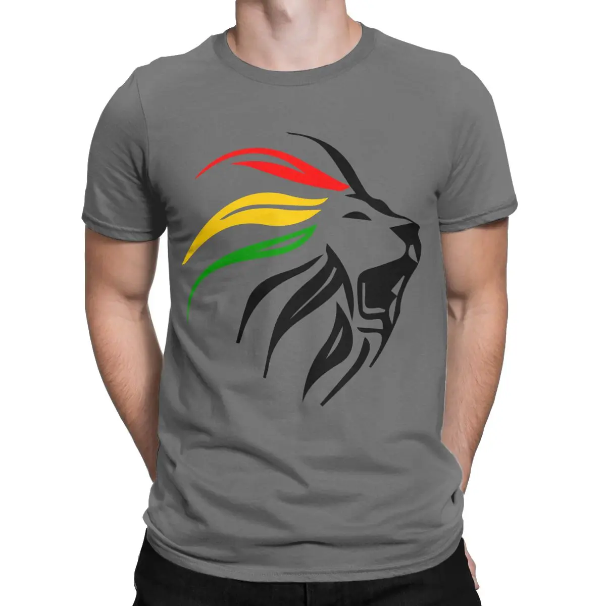 Cool Rasta Lion Of Judah Art Dreadlock Rastafari T Shirt Men 100% Cotton T-Shirts O Neck Tee Shirt Short Sleeve Clothing Unique