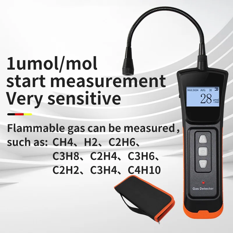 

Auto Alarm Gas Detector Leak Tester for Methane Gas, Natural Gas, Liquefied Petroleum Gas, Combustible and Flammable Gas