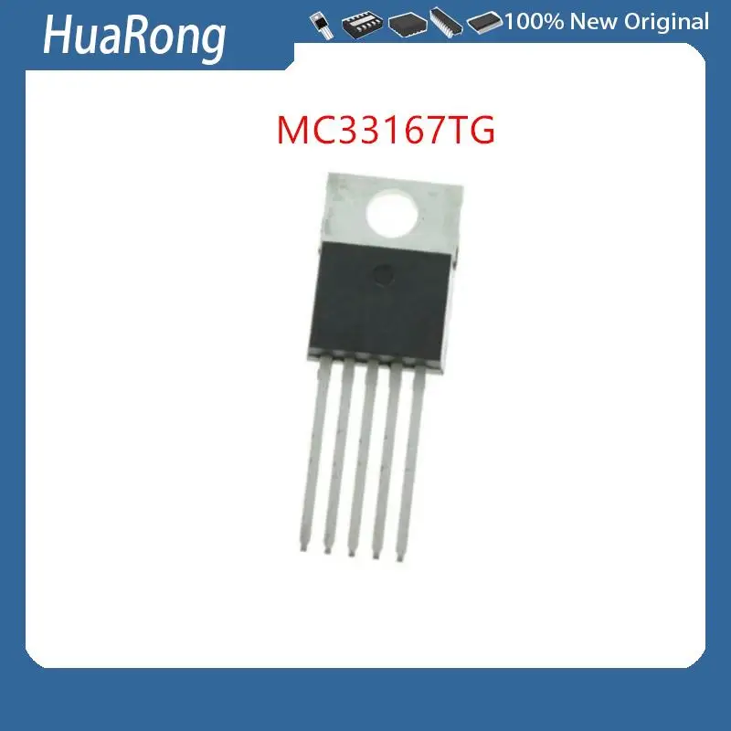 10Pcs/Lot   MC33167TG MC33167T MC33167 33167T TO220-5