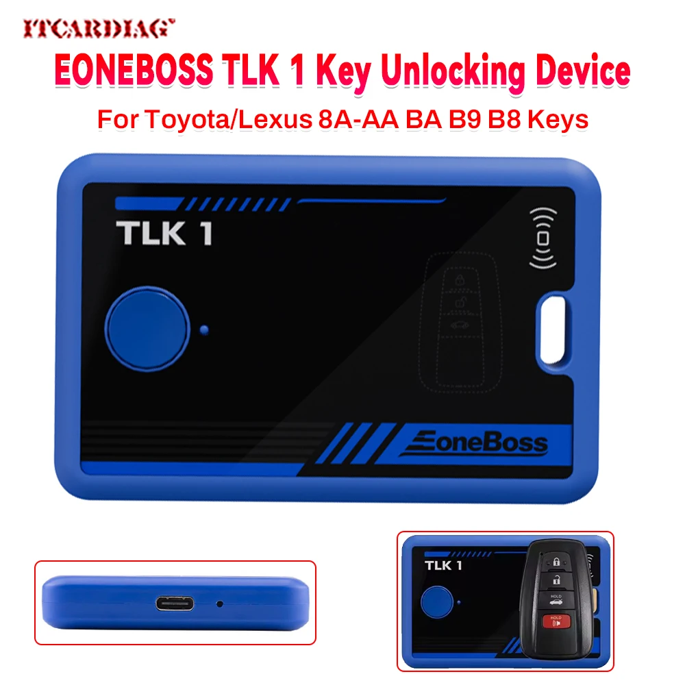 

EONEBOSS TLK 1 TLK1 Key Unlocking Device For Toyota/Lexus 8A-AA BA B9 B8 Keys Reset Programmer Remote Reuse Tool