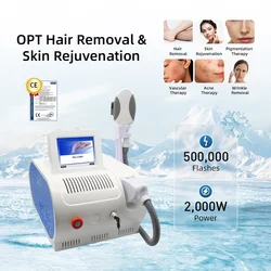 Portable Multifunctional IPL OPT Permanent Painless Hair Removal Machine Skin Rejuvenation Facial Laser Epilator Beauty Salon