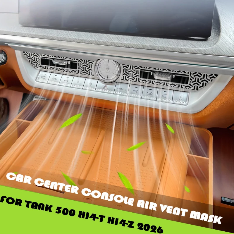 Car Center Console Air Vent Mask Fit for Tank 500 Hi4-T Hi4-Z 2026 Car Center Console Air Conditioning Vent Frame Upgrade Parts