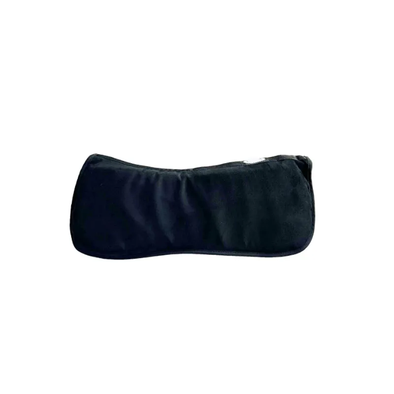 Horse Saddle Shock Pad Slow Rebound Memory Foam Suede Soft Saddle Cushion Pressure‑Distributing Riding Shock‑Absorbing Half Pad