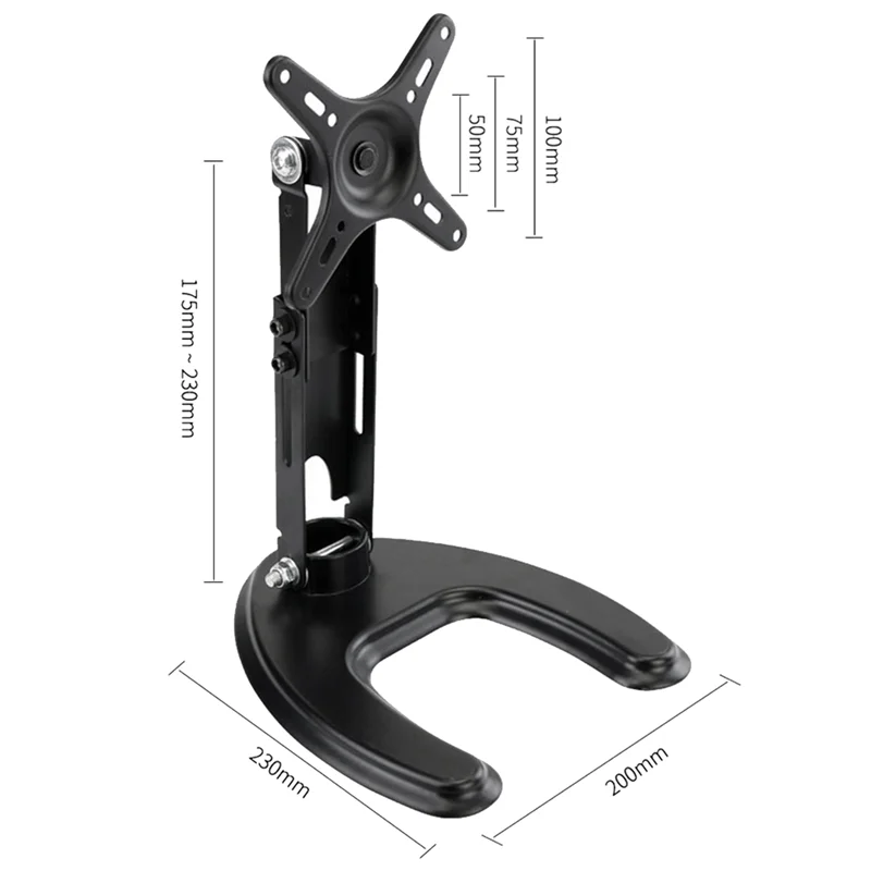 SQPP-2X Monitor Stand For Echo Show 15 Height Adjustable 360° Rotating Stand Tablet Support Desk Smart Display Holder view 6