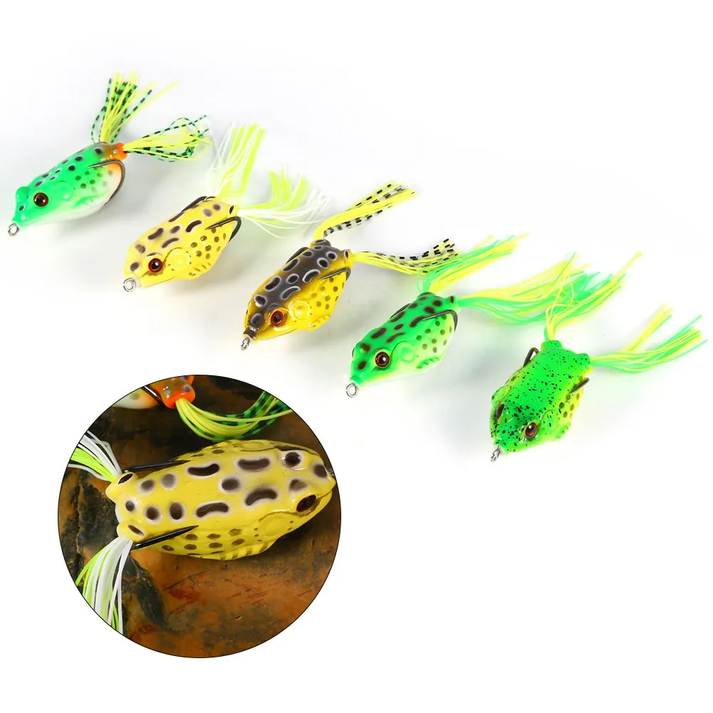 5pcs/box Simulation Fog Baits Fishing Lures Crank Bait Hook Tackle Bait For Outdoor Fishing