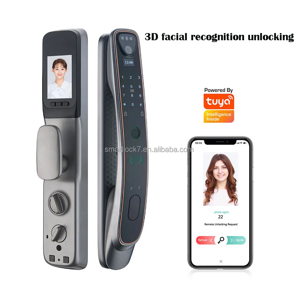 3d face recognition smart door lock