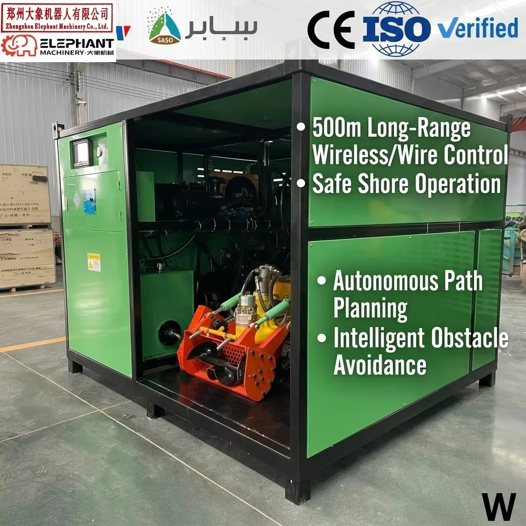 Gas Field Pool Dredging Robot Industrial Cleaning Equipment for Pipeline Sludge Removal