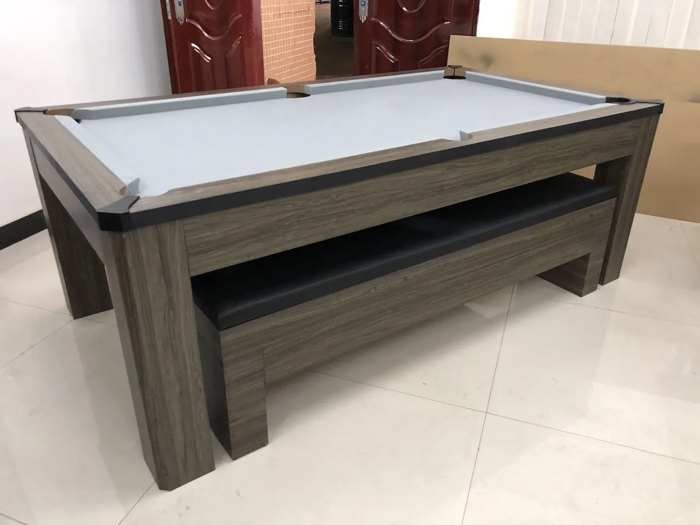 3-in-1 Convertible Pool Table Game Room Combo Snooker Billiard Table with Ping Pong Dining Table