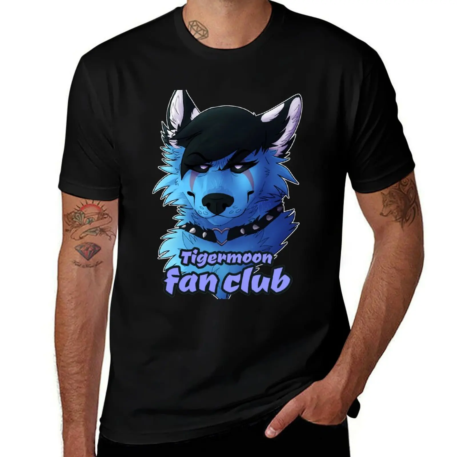 

Tigermoon Fan Club (Official Merch) T-Shirt anime stuff hippie clothes plain t shirts men