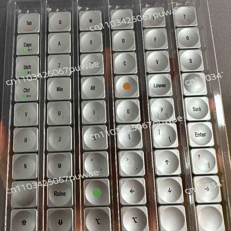 Low Profile Keycaps for Cornix Keyboard - Custom Matching Set for Cross-Shaped Switch MX Compatible - DIY Replacement Keys