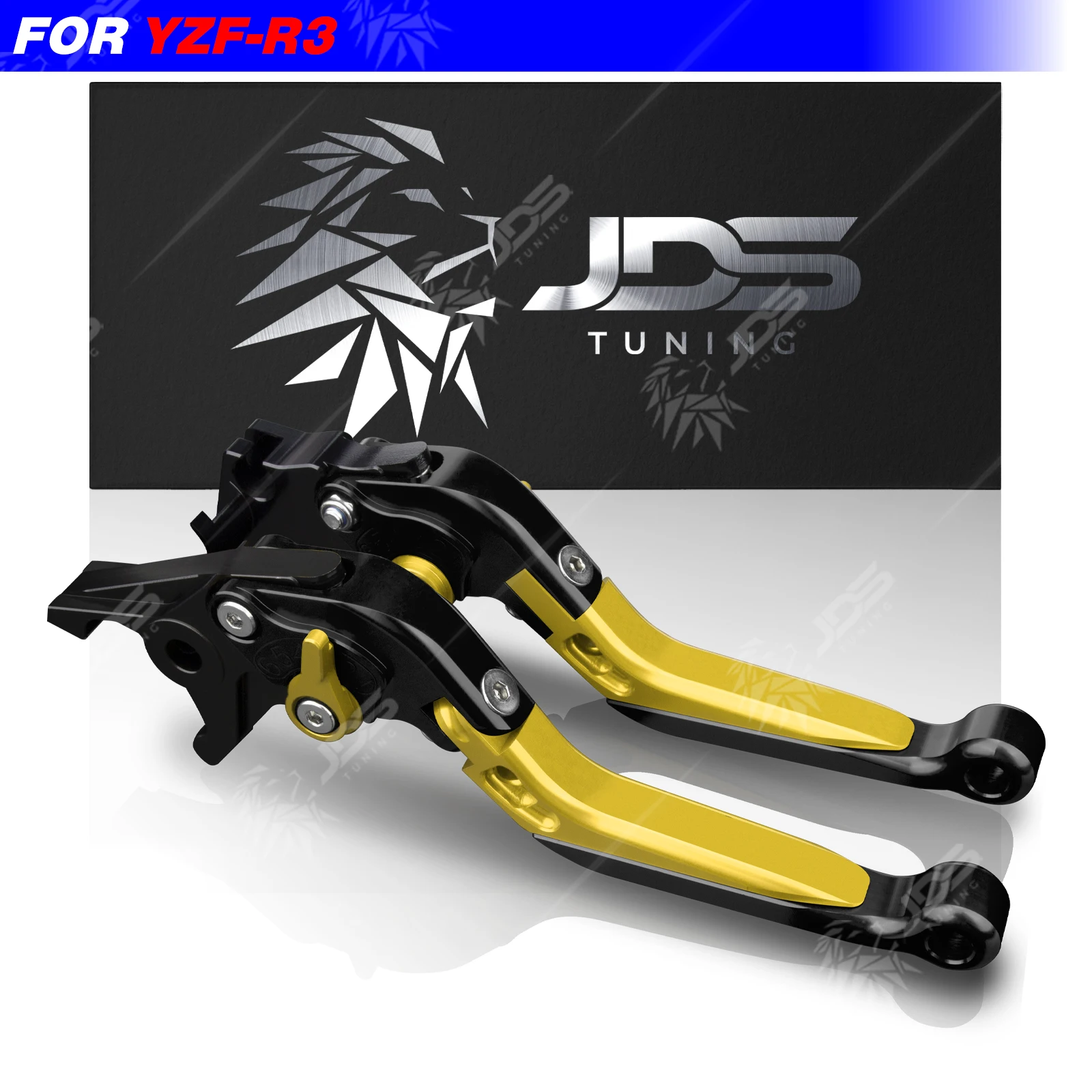 For Yamaha YZFR3/YZF-R3/R3 Clutch Lever Brake Lever Set Foldable Adjustable Handle Levers Motorcycle Accessories Parts