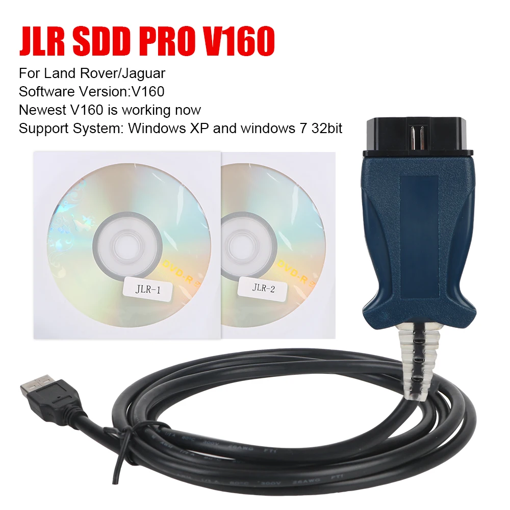 For Jaguar for Land Rover JLR SDD PRO V160 Support 2005-2016 Cable JLR SDD OBD2 Scanner Code Reader Auto Diagnostic Tool