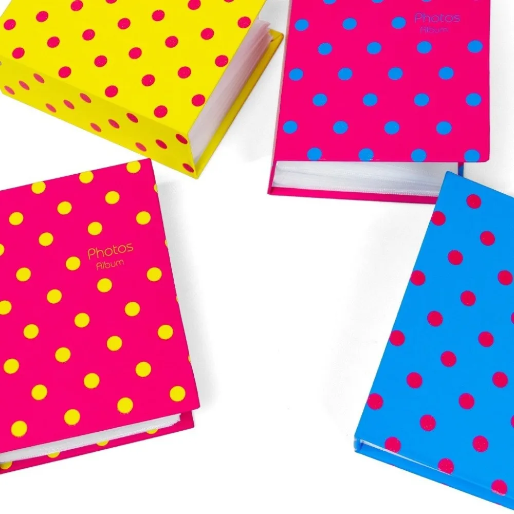 4R 6 Inch 100 Pockets Photo Album Laminated Cloth Cover Slip-in Picture Albums Insert Pocket Large Capacity Scrapbook Album