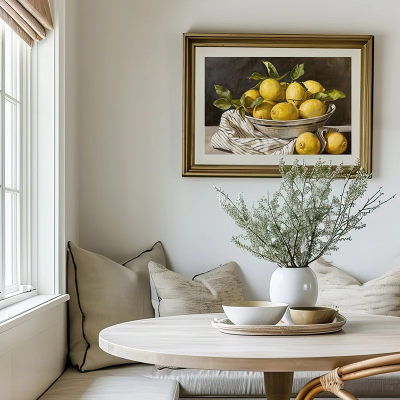 البلد المطبخ طباعة المشارك الكمثرى التين الكرواسون خمر لا تزال الحياة ريفي مزرعة العتيقة المطبخ قماش الطباعة جدار ديكور