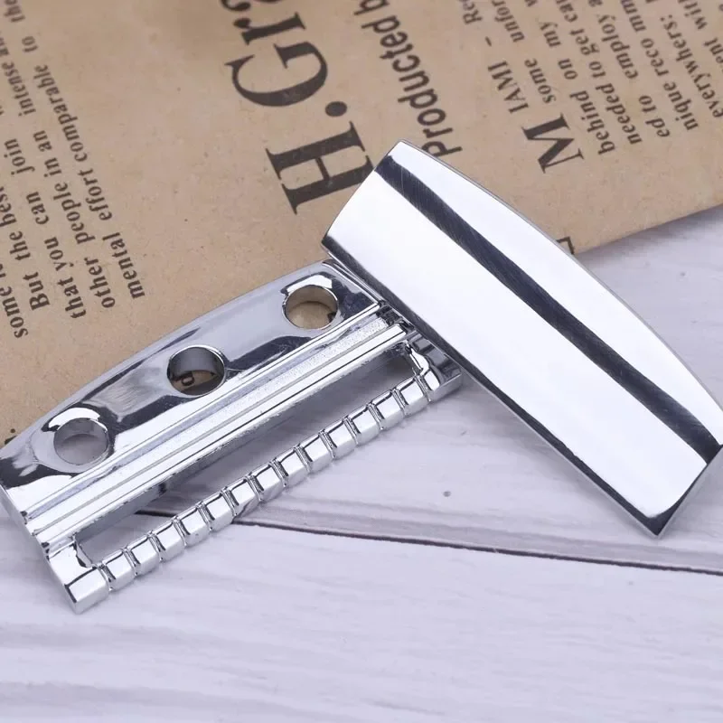 

Yaqi Single Edge Safety Razor Head Chrome Color Men's Grooming Shaving Tool