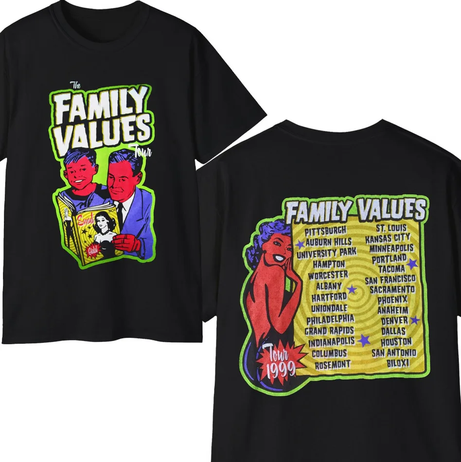 

Rare Vintage 1999 Family Values Tour Shirt Double Sided