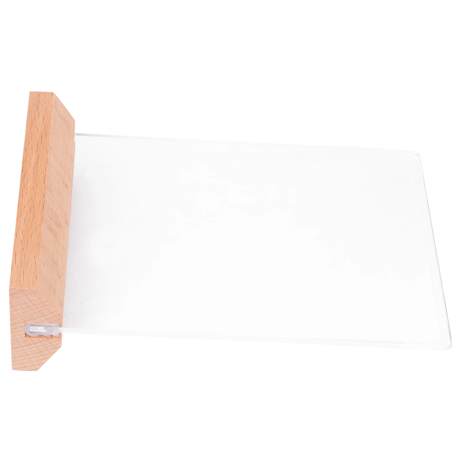 

Acrylic Sign Board Multipurpose Storage Holder Tabletop Note Holder Perfect for Ads Leaflets Price Lists Instructions Decorative
