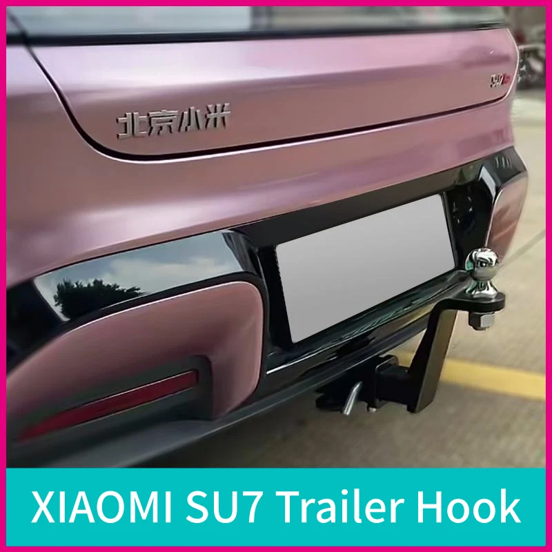 

Для Xiaomi SU7 крюк для прицепа с квадратным горлышком, рычаг прицепа, крюк Rogue, U-образное кольцо, модификация бара для внедорожного прицепа