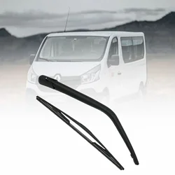 1SET REAR WIPER BLADE & ARM COMPLETE SET for Renault Kangoo 98-08 Reanult Trafic 2001-2014 Opel Vivaro 400 MM Car Accessories