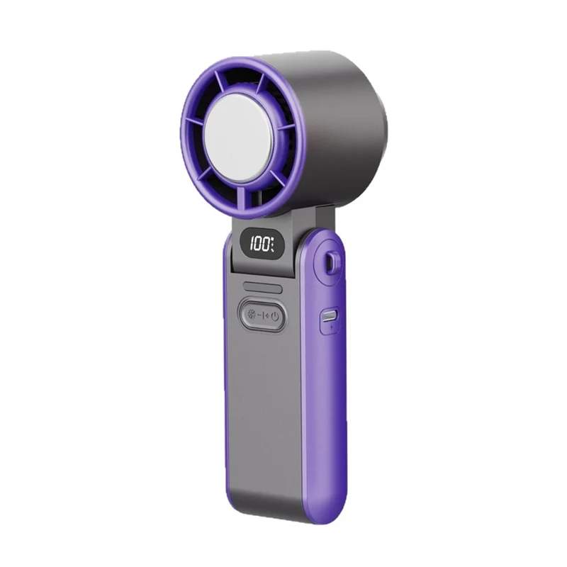 

AC93 — портативный воздушный турбовентилятор для улицы с аккумулятором 3600 мАч, складной серый ручной вентилятор, 100 регулируемых скоростей, включает ремешок