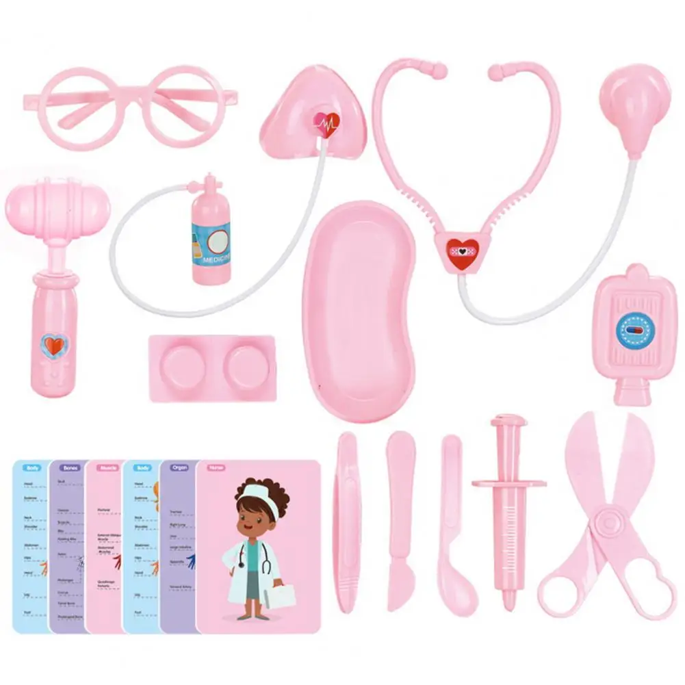 Conjuntos de brinquedos para crianças, Seguro e divertido, Alivie o medo dos médicos, Play House for Toddlers, 18 pçs/set